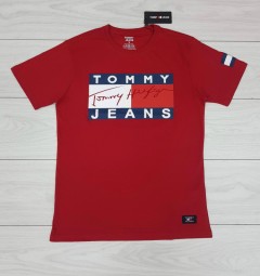 TOMMY HILFIGER Mens T-Shirt (RED) (S - M - L - XL)