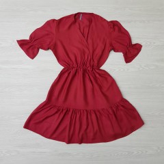 RED QUEEN Ladies Turkey Dress (MAROON) (L)