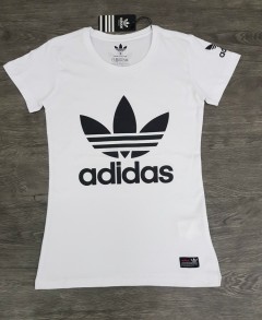 ADIDAS Ladies T-Shirt (WHITE) (S - M - L - XL)