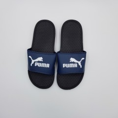 PUMA Mens Slippers (BLACK - DARK BLUE) (41 to 45)