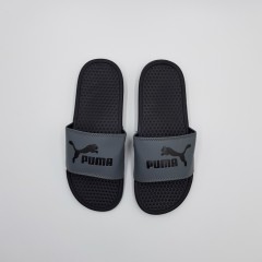 PUMA Mens Slippers (BLACK - GRAY) (41 to 45)