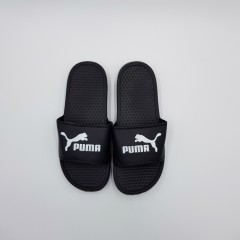 PUMA Mens Slippers (BLACK - WHITE) (41 to 45)