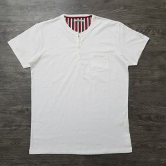 YES ZEE Mens T-Shirt (WHITE) (L)