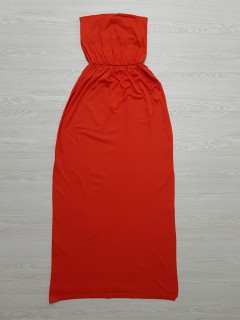 BASICS Ladies Long Dress (RED)