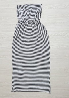 BASICS Ladies Long Dress (GRAY) ( S - M - L - XL)