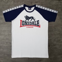 LONSDALE Mens T-Shirt (NAVY - WHITE) (S - M - L - XL - XXL) 