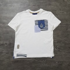 ORIGINAL MARINES Boys T-Shirt (WHITE) (4 to 13 Years)