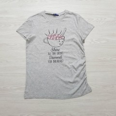 ORIGINAL MARINES Girls T-Shirt (GRAY) (12 to 16 Years)