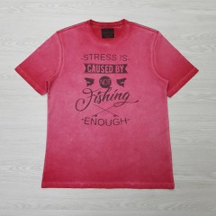 CANADA Mens T-Shirt (PINK) (M)