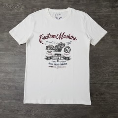 JFK Mens T-Shirt (WHITE) (XS - L)