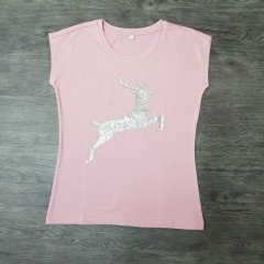 DIP Ladies T-Shirt (PINK) (S)