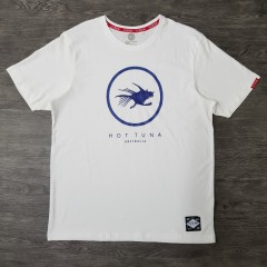 HOT TUNA Mens T-Shirt (WHITE) (M - XL - 3XL - 4XL)