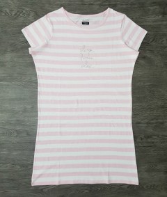 MADE TO DREAM Ladies T-Shirt (LIGHT PINK - WHITE) (8 to 22)
