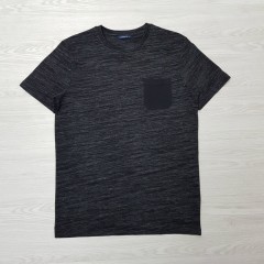THE BASICS Mens T-Shirt (BLACK) (S - M - L - XL - XXL - 3XL)