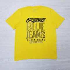 OVS Mens T-Shirt (YELLOW) (XL) 