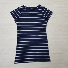 COLLECTION Ladies Long T-Shirt (NAVY) (8 to 22)