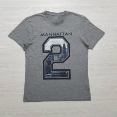OVS Mens T-Shirt (GRAY) (L - XL)