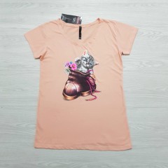 KAFKAME Ladies Turkey T-Shirt  (PINK) (S - M - L - XL)