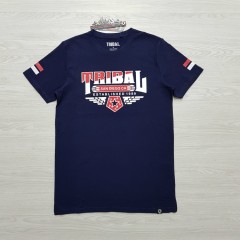 TRIBAL Mens T-Shirt (NAVY) (S - M - L - XL)