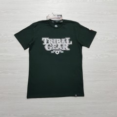 TRIBAL Mens T-Shirt (DARK GREEN) (S - M - L - XL)