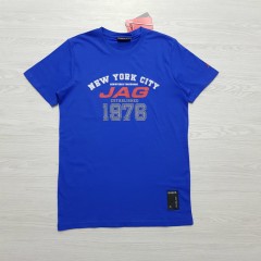 JAG BLACK Mens T-Shirt (BLUE) (S - M - L - XL)