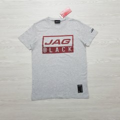 JAG BLACK Mens T-Shirt (GRAY) (S - M - L - XL)