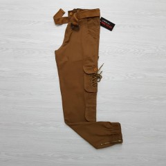 ROUTE66 Mens Joggers (BROWN) (30 to 36)