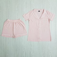 VICTORIA SECRET Ladies Turkey 2 Pcs Sleepwear Set (LIGHT PINK) (S - M - L - XL)