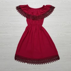 RED QUEEN Ladies Turkey Dress (DARK PINK) (S - M - L)