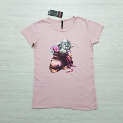 KAFKAME Ladies Turkey T-Shirt (PINK) (S - M - L - XL)