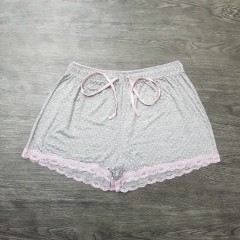 GENERIC Ladies Short(GRAY-PINK)(S - M - L)