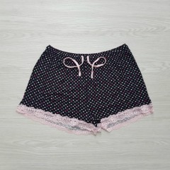 GENERIC Ladies Short(BLACK-PINK)(M - L - XL)