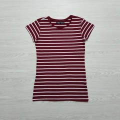 SINSAY Ladies T-shirt(MAROON)( XS - S - M)