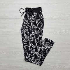 AVENUE Ladies Pyjama (BLACK-WHITE) (S - M - L - XL)