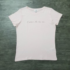 AMISO Ladies T-shirt(LIGHT PINK)( XS - S - M- L - XL -XXL)