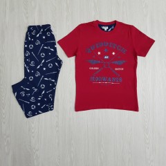 HARRY POTTER Boys 2 Pcs Pyjama Set ( RED -  NAVY ) (8 to 14 Years)