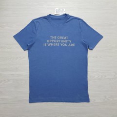 GLORDANO Mens Tshirt(BLUE)(S - M)
