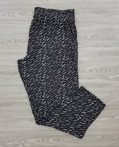 GENERIC Ladies Pants (BLACK - WHITE) (XL)