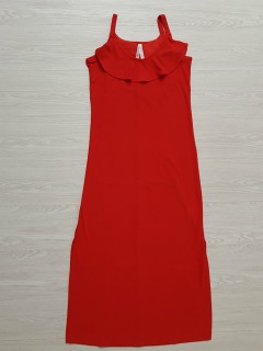 FRENCH TWIST Ladies Long Top (RED) (S - M - L - XL - XXL - 3XL)