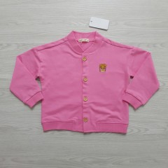 MARI SMORI Girls Sweat Shirt (PINK) (100 cm to 130 cm)