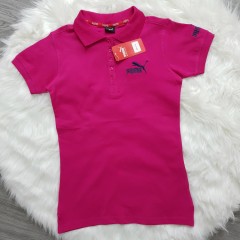 PUMA Ladies Polo Shirt (PINK) (S - M - L - XL)