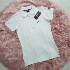 NIKE Ladies Polo Shirt (WHITE) (S - M - L - XL)