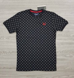 FRED PERRY Mens T-Shirt (BLACK) (S - M - L - XL - XXL)