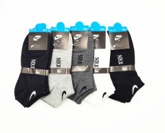NIKE Mens 5 pcs Pack Socks (Free Size) ( Random Color)