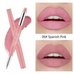 MISS ROSE 2 in 1 Lipliner + Lipstick 06 Spanish Pink (MOS)