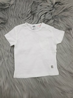 ZARA Boys T-shirt (WHITE) (3-6 Months To 3-4 Years)