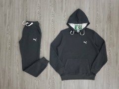 PUMA Mens 2 Pcs Hoody Set (DARK GRAY) (S - M - L - XL - XXL)