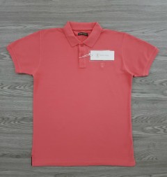 STAY TRUE Mens Polo Shirt (PINK) (M - L - XL)