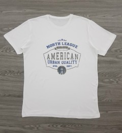NORTH LEAGUE Mens T-Shirt (WHITE) (L - XL - 3XL) 