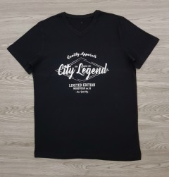 CITY LEGEN Mens T-Shirt (BLACK) (M - L - XXL - 3XL - 4XL) 